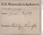 Etiketten zu Zirkon (NHMW-MIN-Ap876)